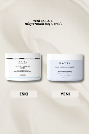 Deep Hydrating 17+ Bitkisel Kompleks & Hyaluronik Asit Yoğun Nem Maskesi | Kuru Saçlar 350 ml Image 1