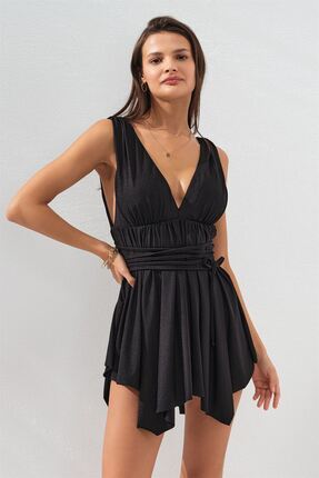V YAKA ELBİSE MAYO Image 2