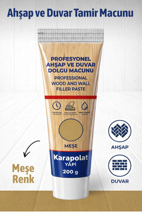 Mobilya Ahşap Masif Kaplama Tüp Tamir Macunu Meşe Image 0