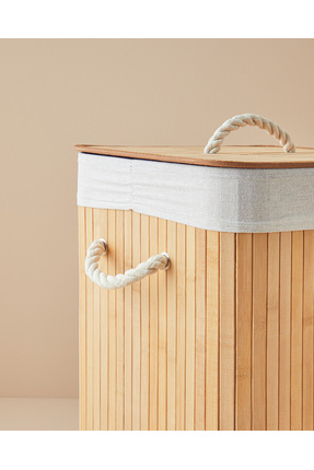 Fancy Katlanabilir Çamaşır Sepeti Bej Image 3