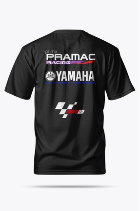Toprak Razgatlıoğlu MotoGP Pramac Özel Tasarım Siyah Premium Tişört Image 2