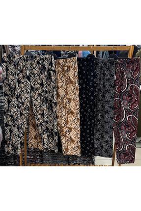 Yumoş Kadifemsi Süet desenli Battal Pijama Rahat Kalıp-Desen Kırmızı Mix Image 2