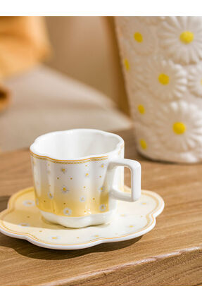 UZG STORE'dan Modern Parçalar 2 Kişilik Porselen Kahve Fincan Takımı 90 ml Image 2
