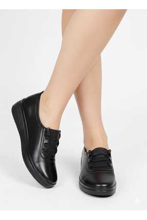 Kadın Siyah Klasik Ayakkabı Ortopedik Anne Ayakkabısı Anne Babet Ayakkabı Anne Kadın Günlük Image 0