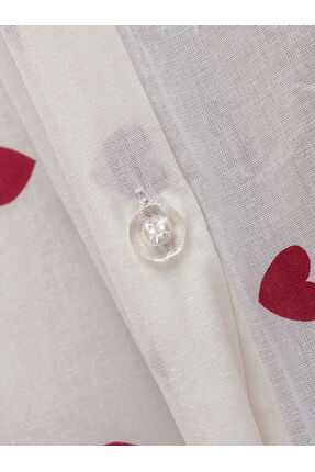 Shining Store'dan Işıltılı Seçimler Kalp Baskılı Pamuklu Tek Kişilik Nevresim Seti Image 6