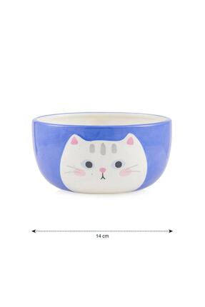 LCW HOME Karışık Kedi Baskılı Seramik Kase 14 Cm Image 2