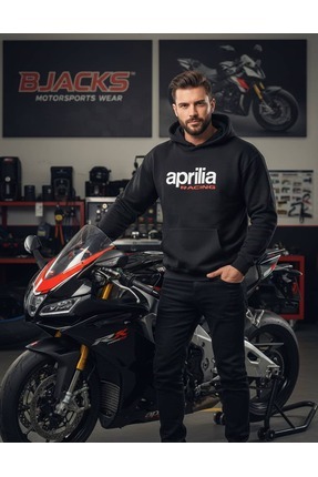 Aprilia Yarış Özel Unisex Hoodie - Aprilia Tutkunlarına Özel Image 1