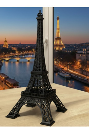 Eyfel Kulesi Dekoratif Obje - Mimari Dekor - Paris Temalı Hediye Image 1