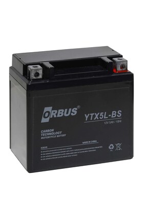 YTX5L-BS Karbon Akü 12V – Dio, BWS, Honda Titan Uyumlu (113x68x105 mm) Image 0
