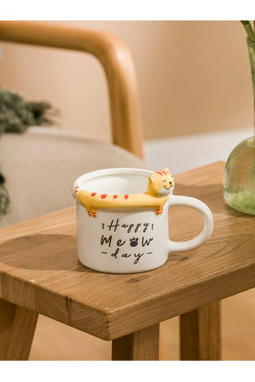 LCW HOME Tilki Figürlü Seramik Kupa 330 Ml Image 0