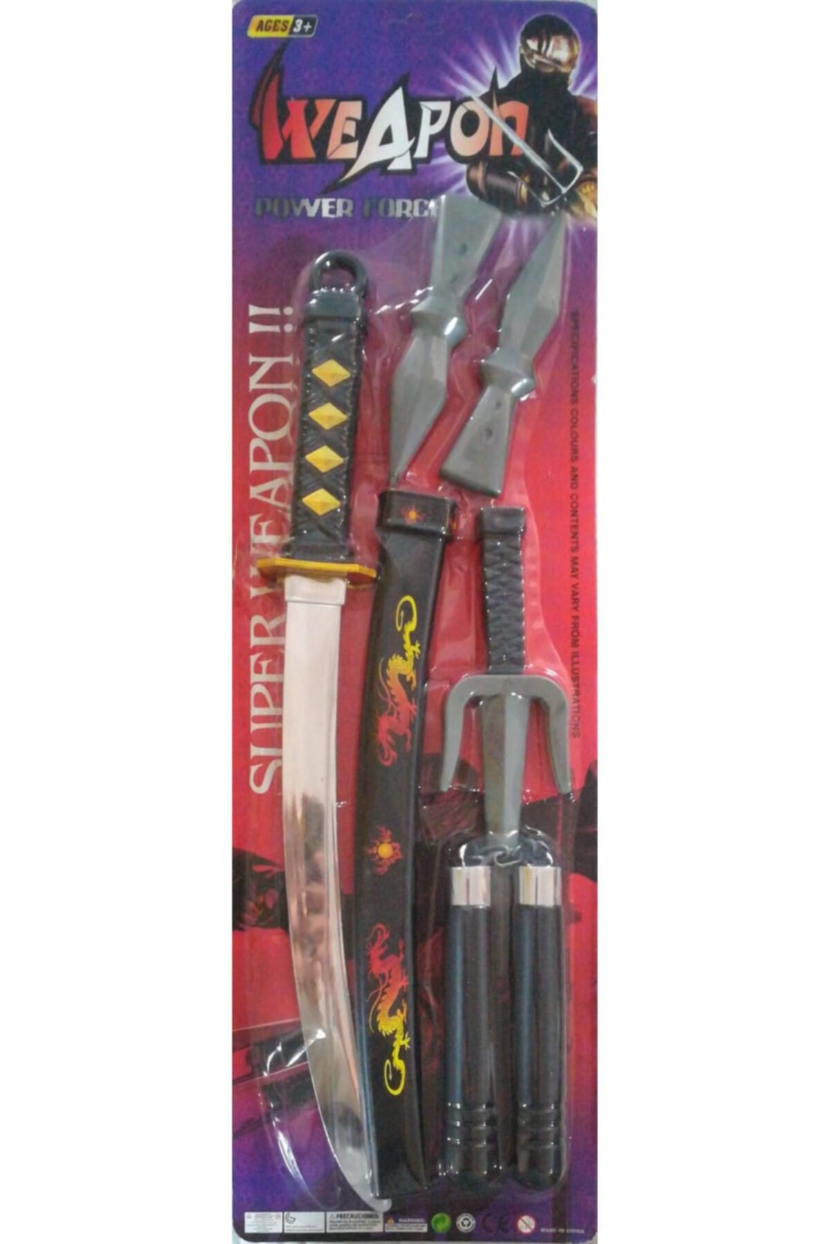 SEVENKARDEŞLER 88669 Asya Ninja Kılıç Set