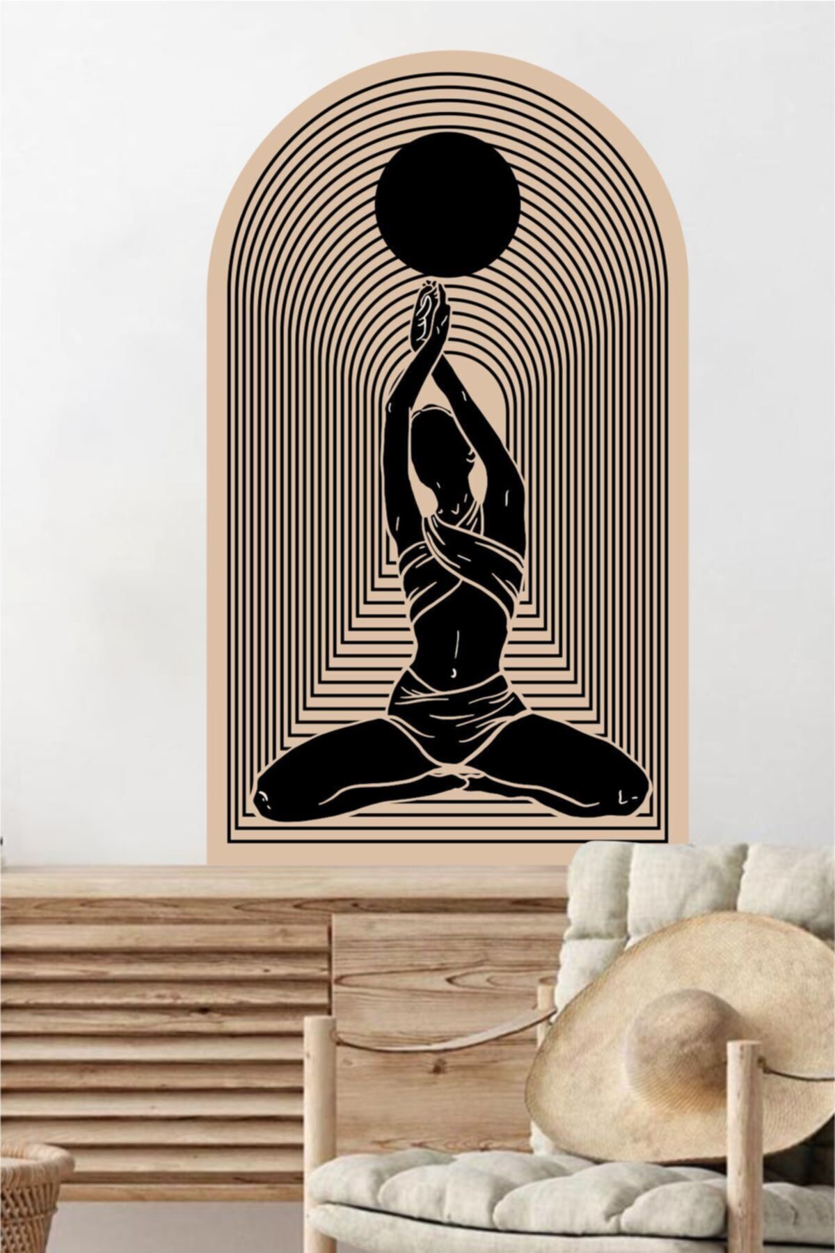 Piksel Grafik Paralelen Evren Duvar Sticker