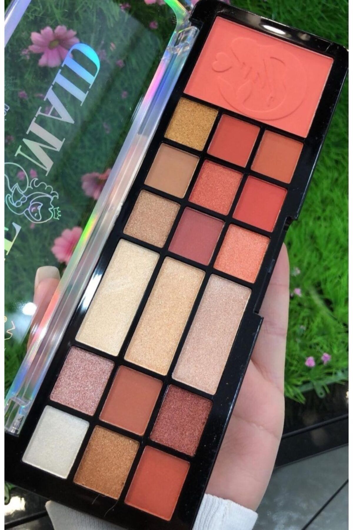 AİLY COSMETİCS Rose Me&maıd 19'lu Göz Farı, Allık Ve Aydınlatıcı Paleti Hıghlıghter & Eyeshadow & Blusher