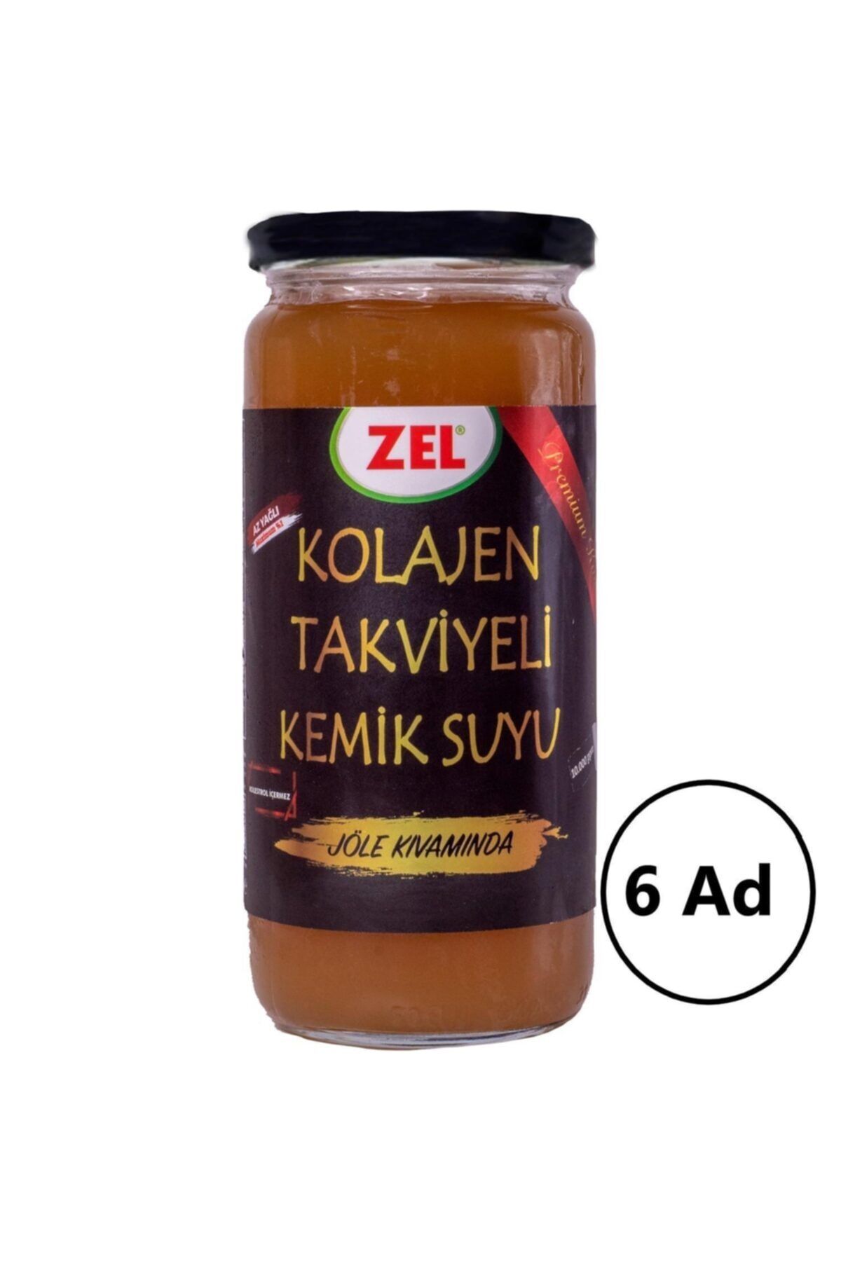 Zel Kolajen Takviyeli Ilikli Kemik Suyu 480 Ml 6 Adet Jöle Kıvamında