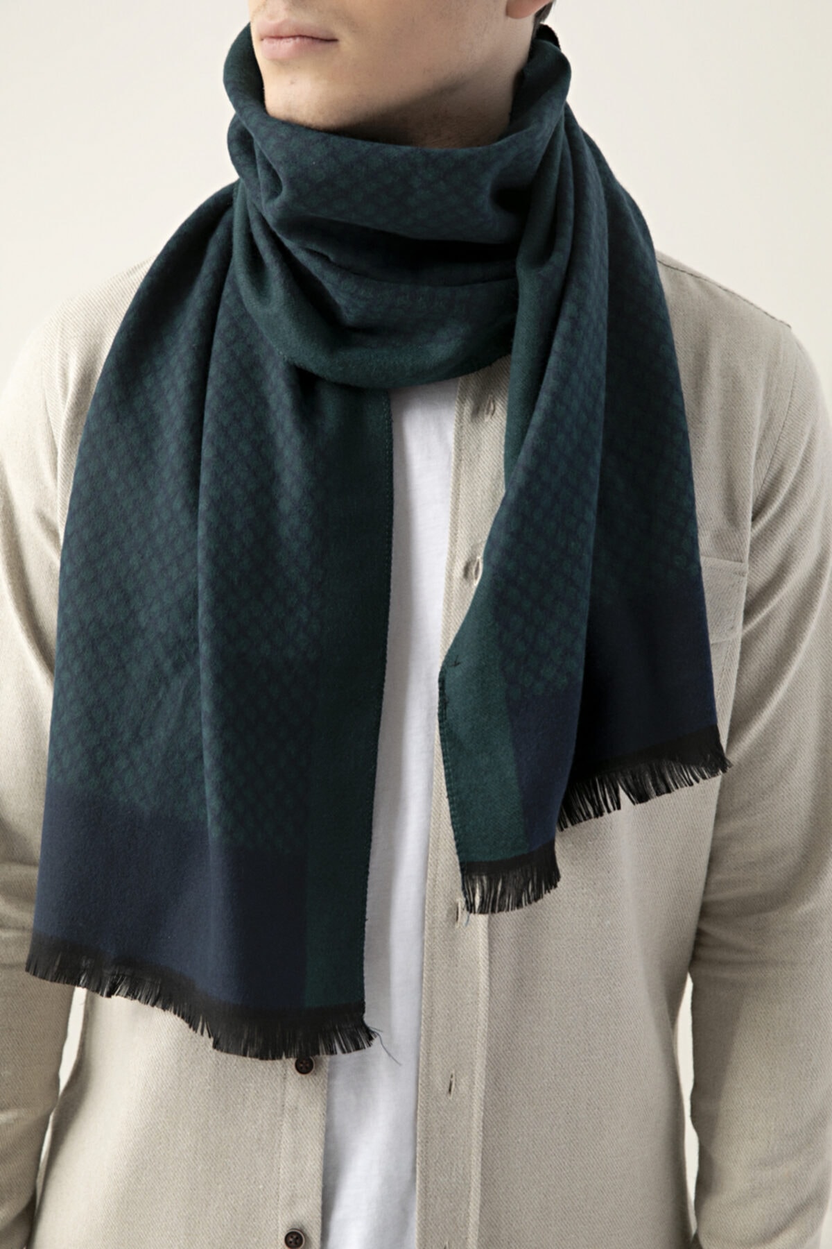 D'S Damat Yeşil Kaşkol