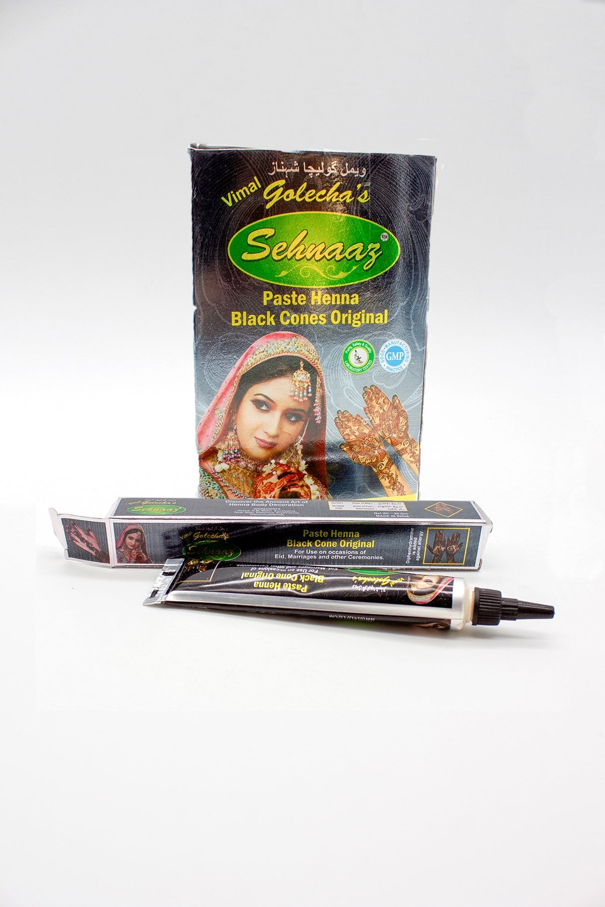 Golecha Hint Kınası Tattoo Geçici Dövme Kınası 25gr Siyah