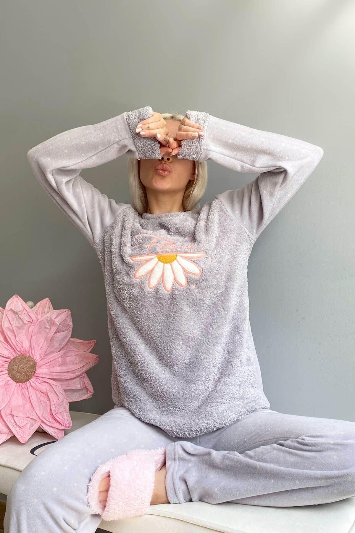Plush pajama cheap set