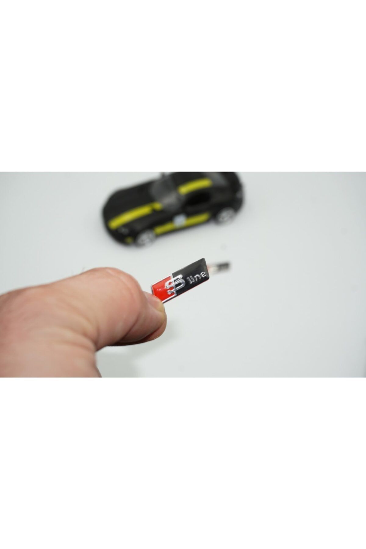 SLine Audi S Line Direksiyon Alüminyum Alaşımlı 3m 3d Sticker Logo 2li Set