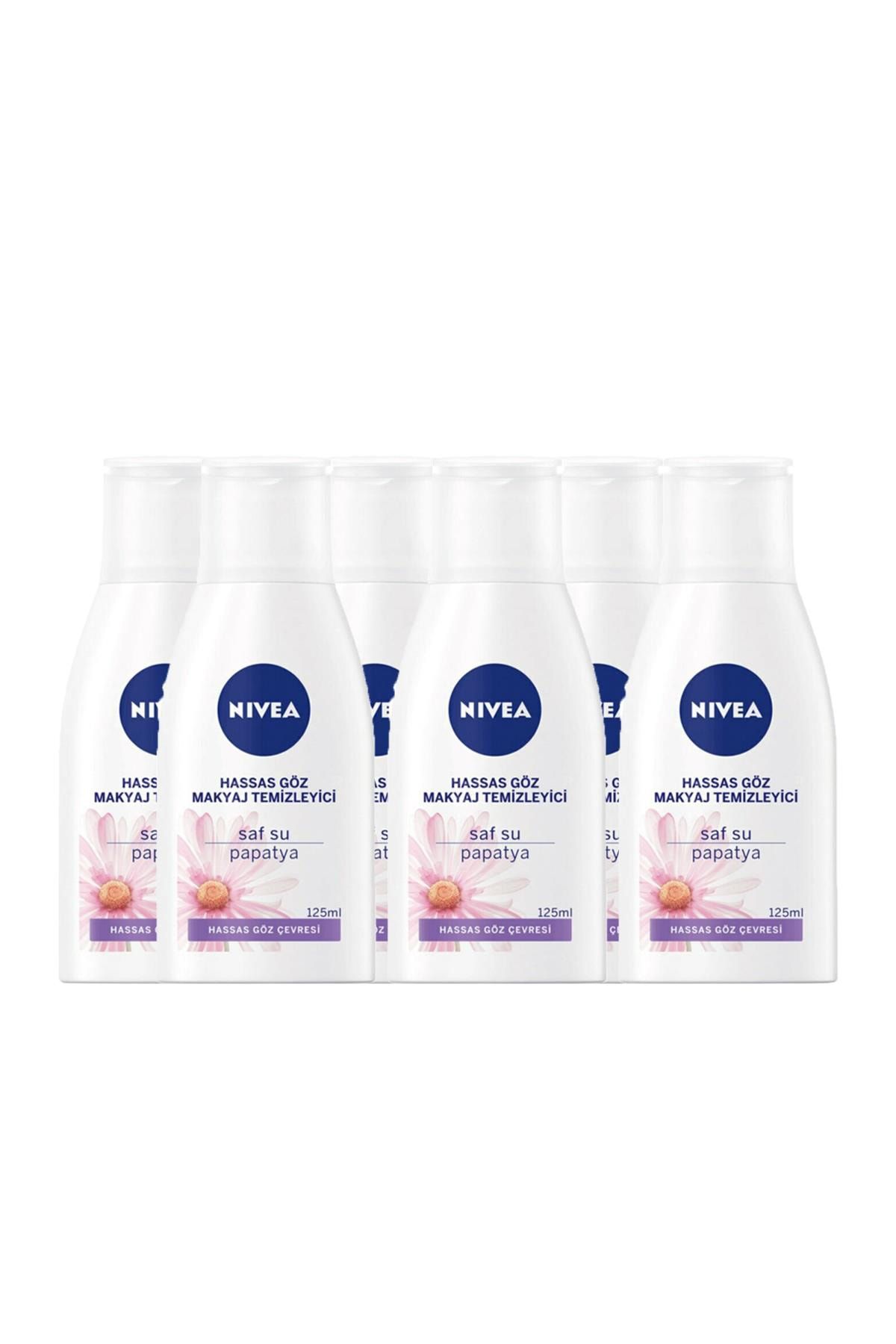 Nivea Hassas Göz Makyaj Temizleyici 125 Ml 6lı Set