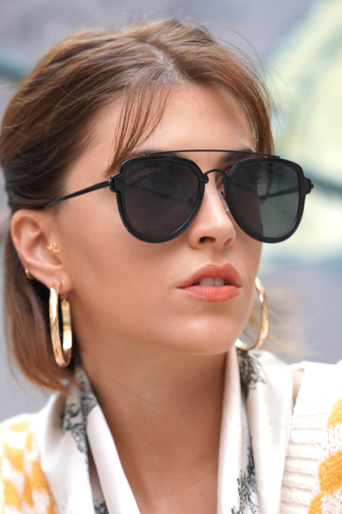 Babafiyatlar Beatrix Siyah Kadın Güneş Gözlüğü