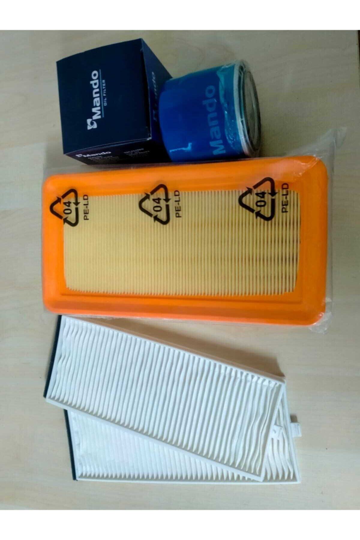 MANDO Hyunda Getz 1.3 - 1.4 - 1.6 Benzin 2003 - 2006 Filtre Bakım Seti