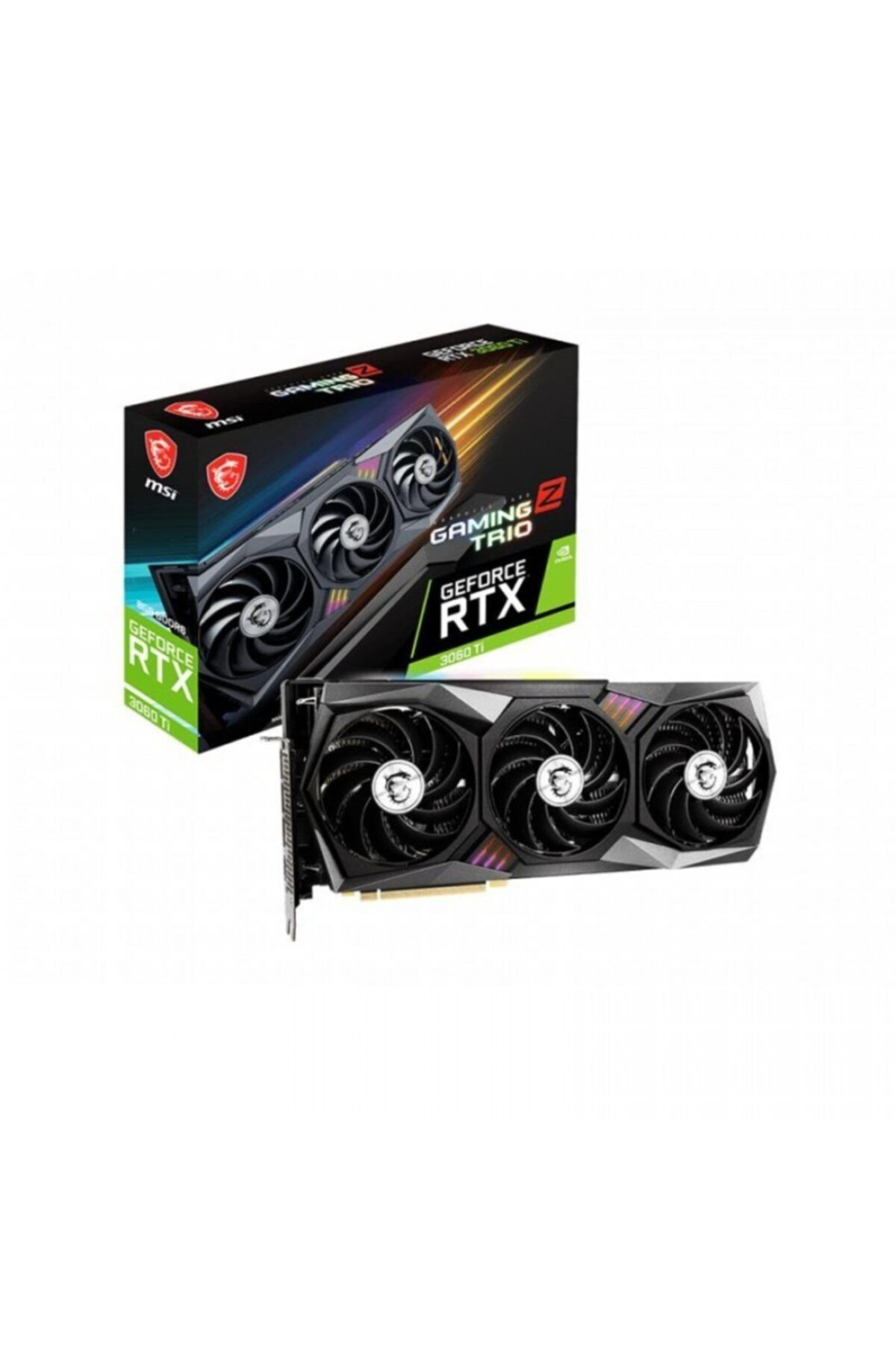 MSI Rtx3060tı 8gb Gamıng Z Trıo Lhr Gddr6 256bit Hdmı Dp Pcıe 16x V4.0