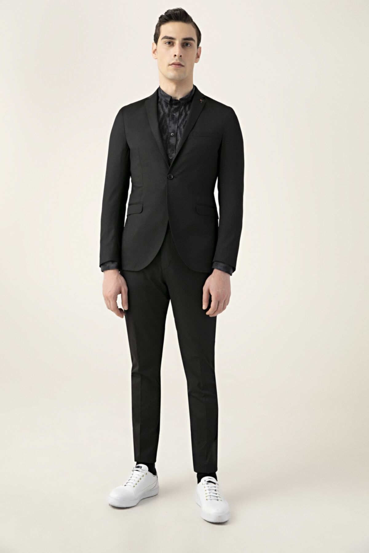 Tween Slim Fit Siyah Takım Elbise