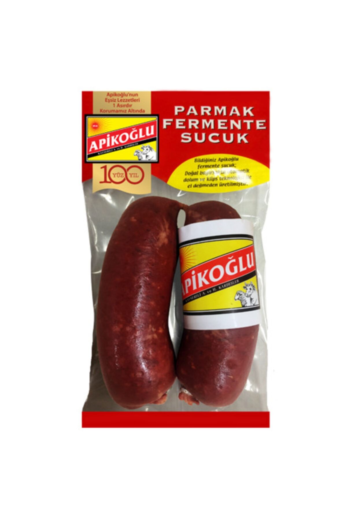 Apikoğlu Apikoglu Parmak Fermente Sucuk 200g Acılı Taze
