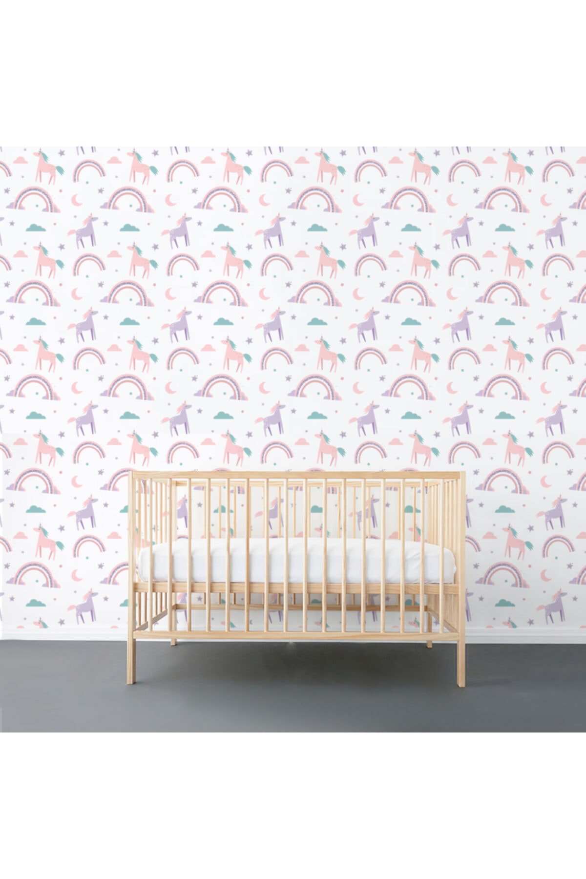 LAGOONkids Unicorn Land White Çocuk Odası Duvar Kağıdı
