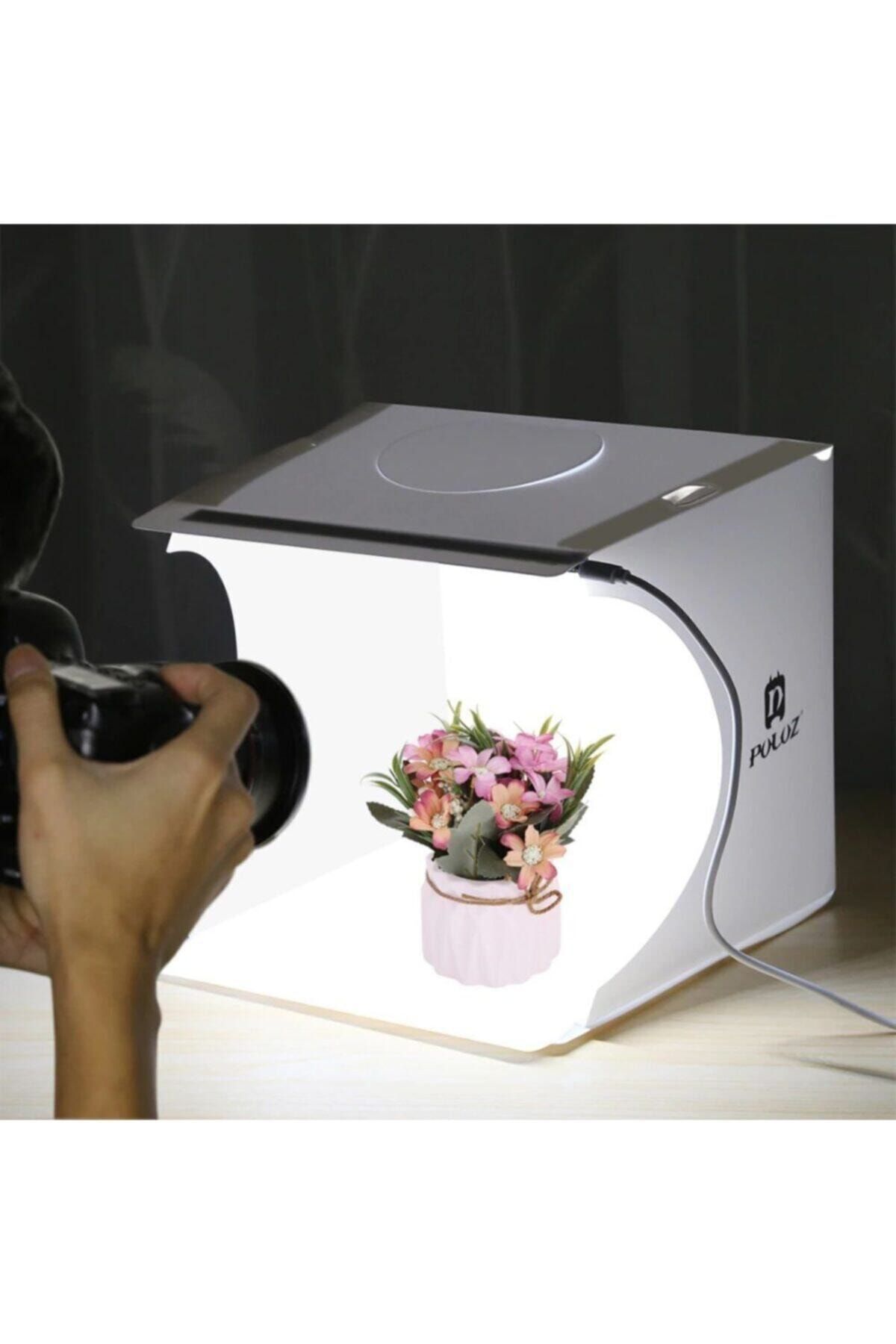Seç Beğen Gelsin Puluz Pu5022 Mini Katlanır Lightbox Fotoğraf Stüdyosu 22 Cm