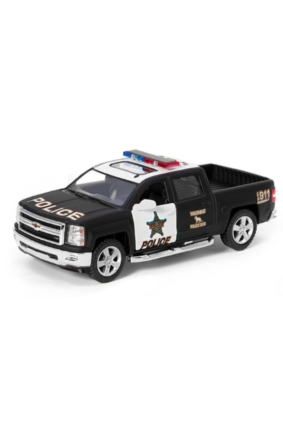 Kinsmart Polis Aracı Ltz Kamyonet Metal Çek Bırak 1:46