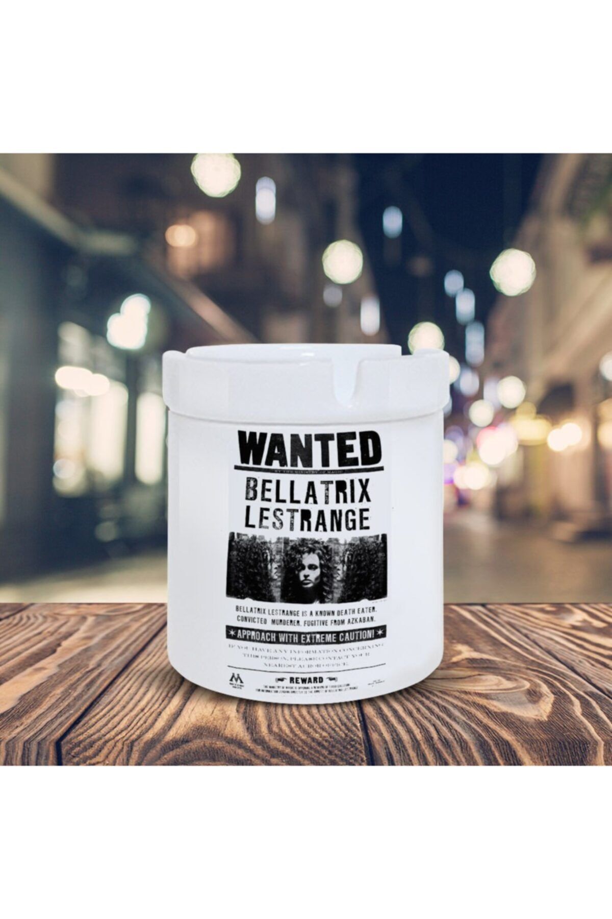Asilmeydan Wanted Bellatrix Lestrange Baskılı Küllük Seramik Kül Tablası-07