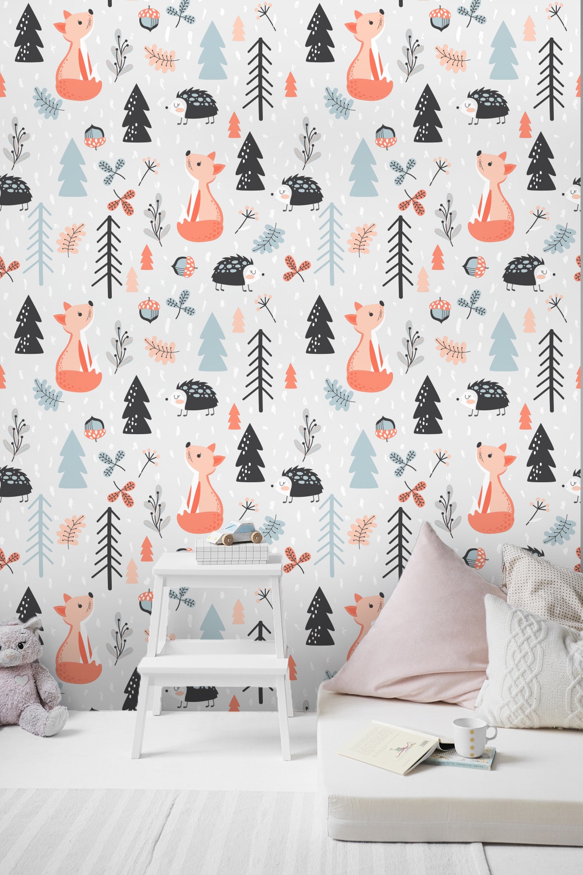LAGOONkids Orange Fox Çocuk Odası Duvar Kağıdı