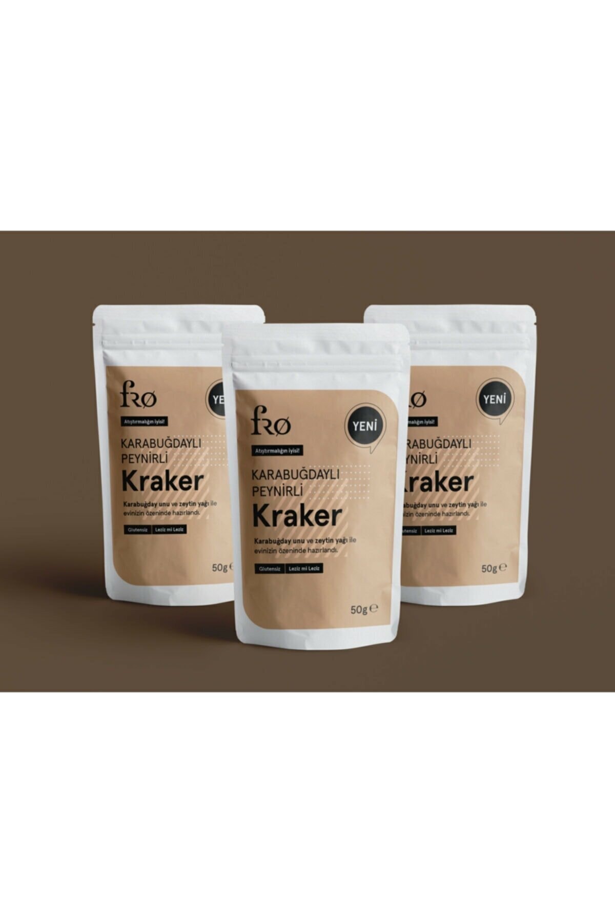 FRO 3'lü Karabuğdaylı Peynirli Kraker