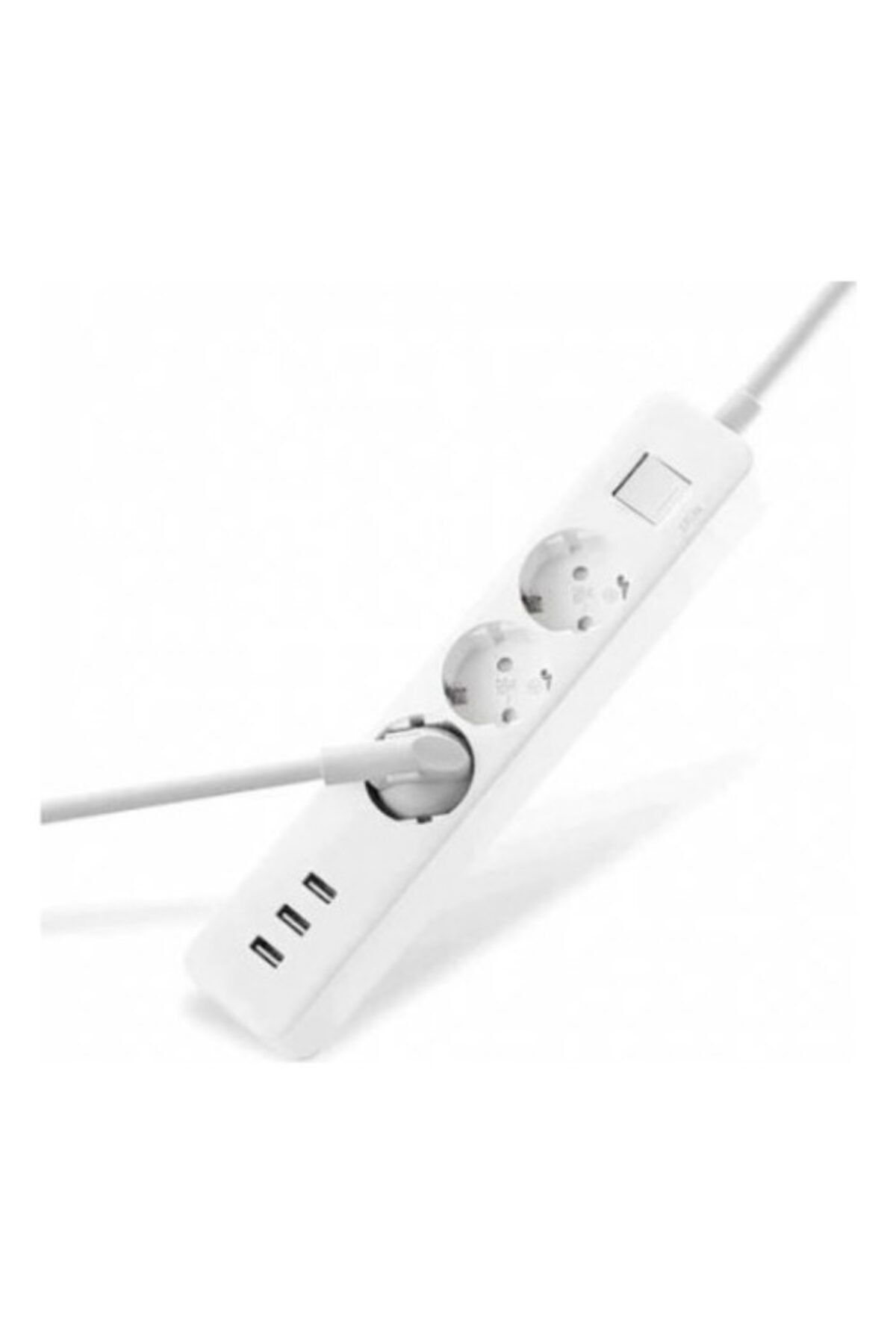 NO NAME Power Strip 3'lü Priz 3 Usb Girişli 1,4 M