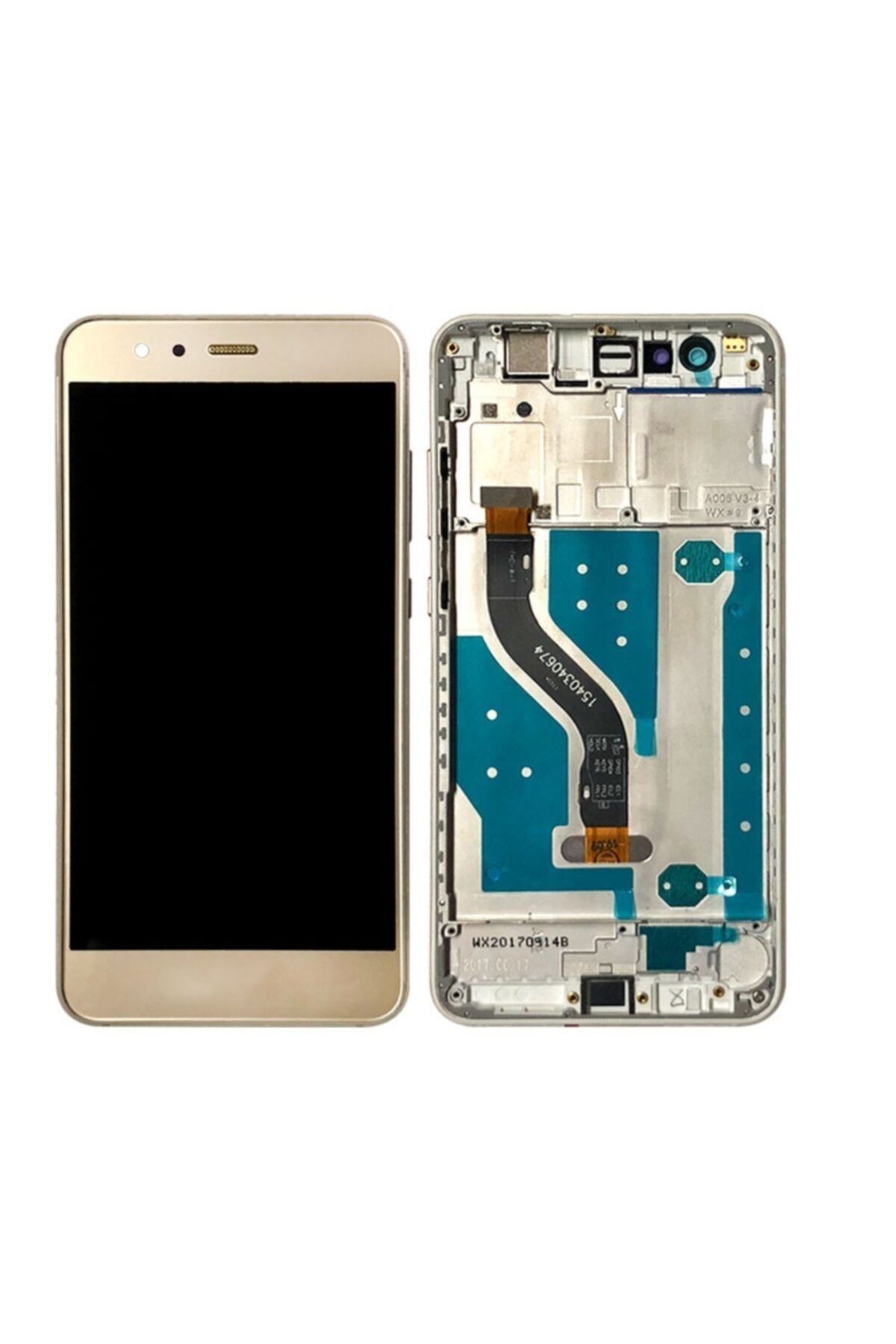 Huawei P10 Lite Lcd Ekran Dokunmatik Çıtalı Altın