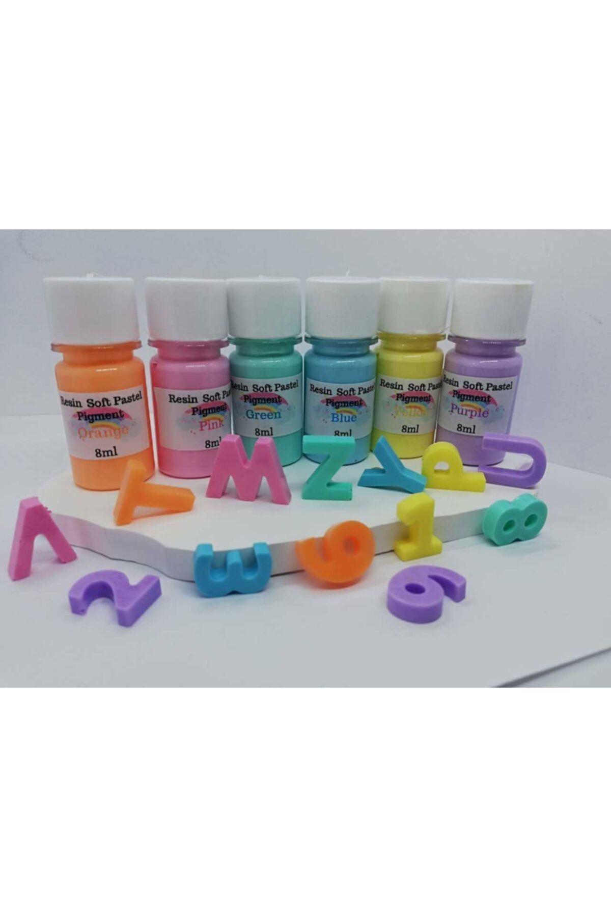 Epoksi Pigment Epoksi Resin Pastel Pigment Seti 6 Renk