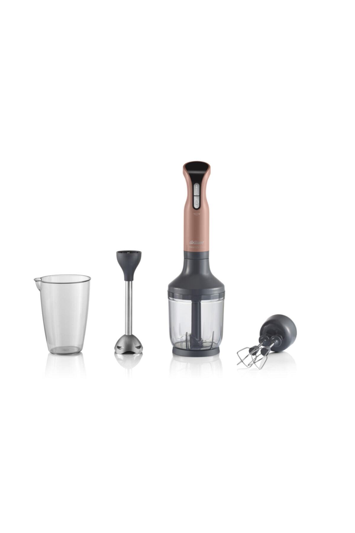 Arzum Ar1016-ag Prostick 1000 Watt Ergonomik Çubuk Blender Seti - Akşam Güneşi