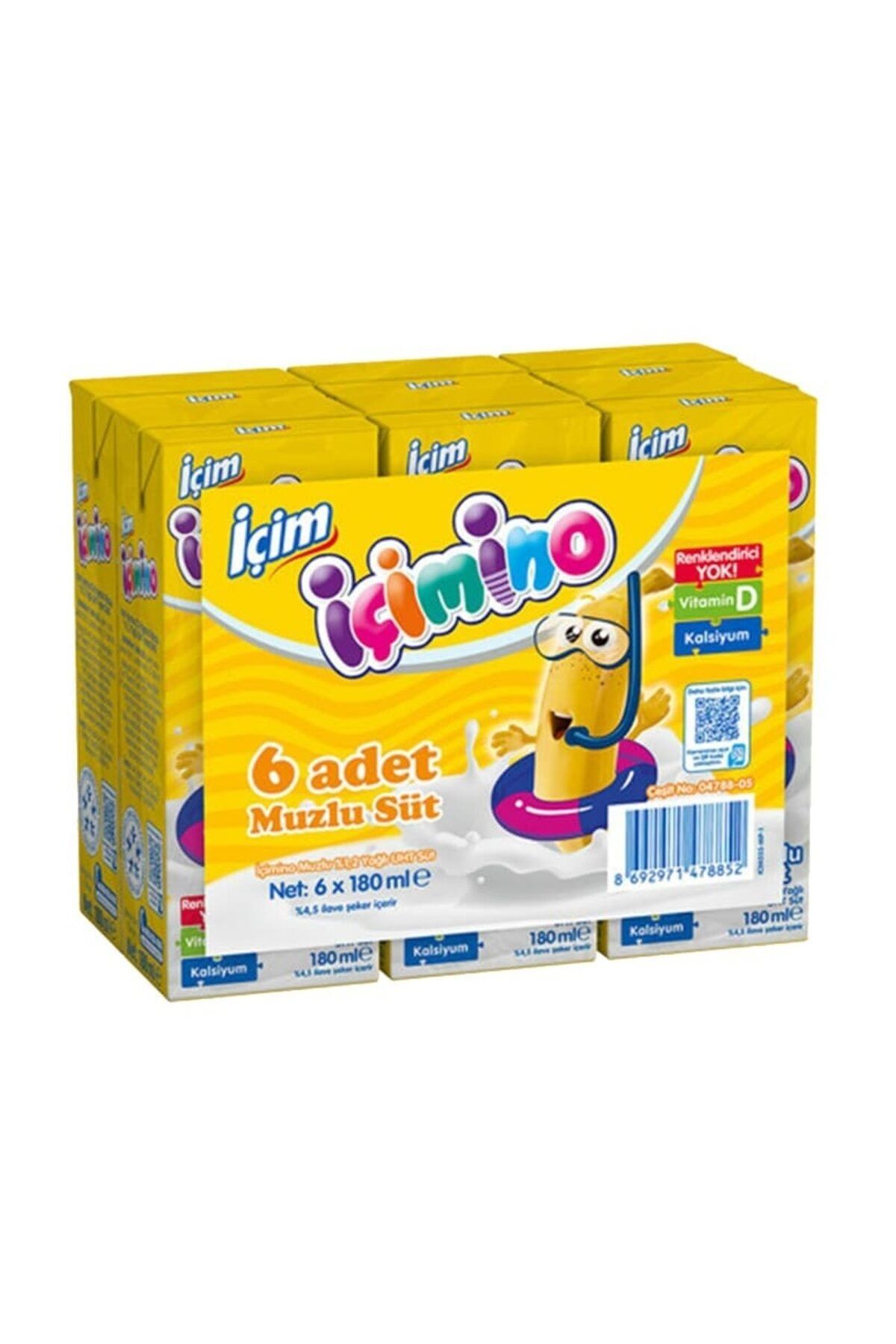 İçim Süt İçimino Muzlu 180x6 ml