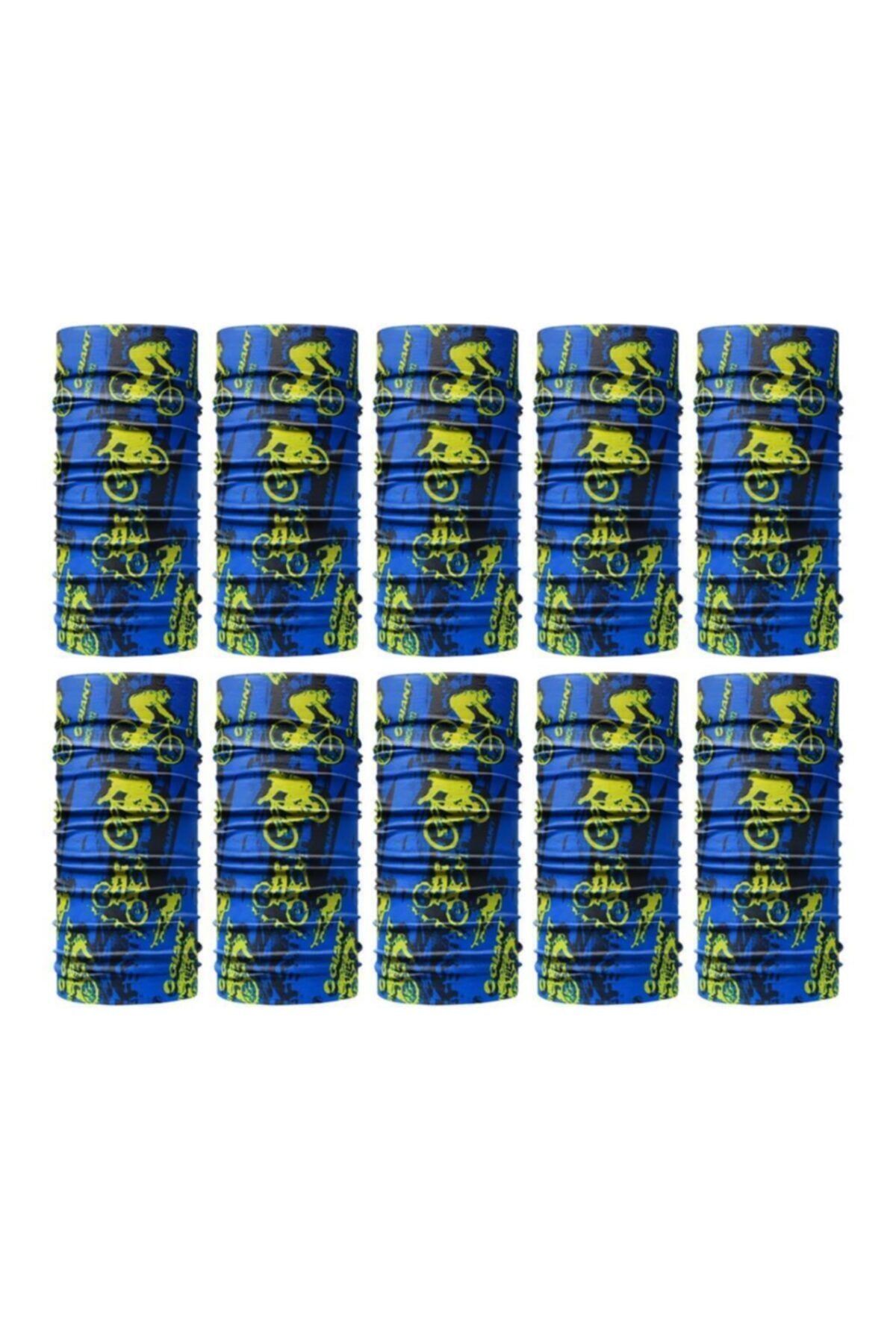 Knmaster Energetic Buff Bandana Boyunluk Maske Saç Bandı 10'lu Paket