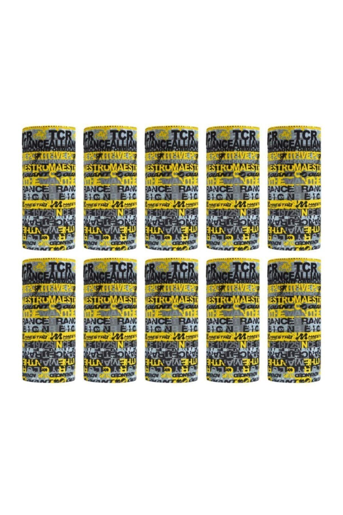 Knmaster Maestro Buff Bandana Boyunluk Maske Saç Bandı 10'lu Paket