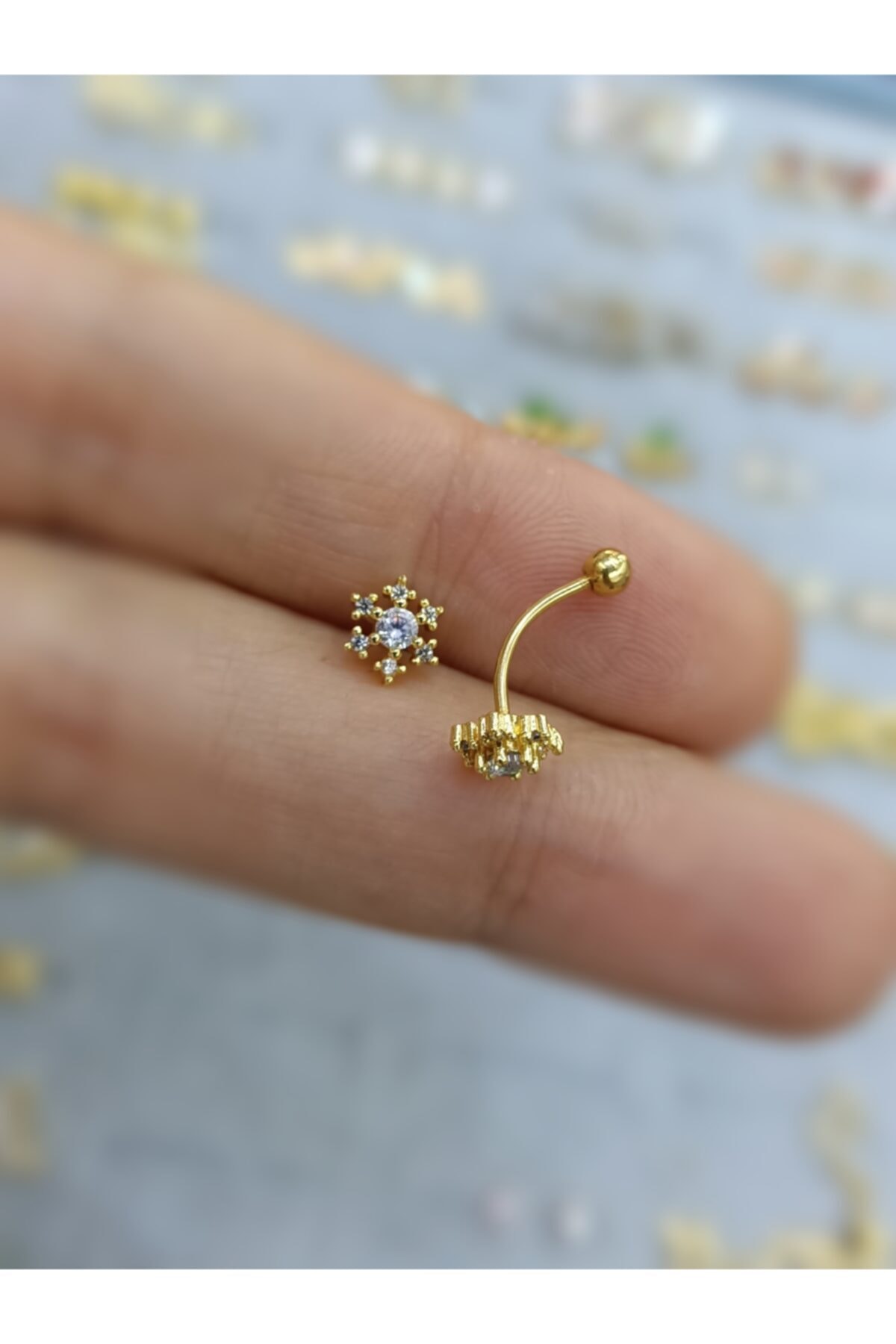 Arescollection Cerrahi Çelik Rook Piercing