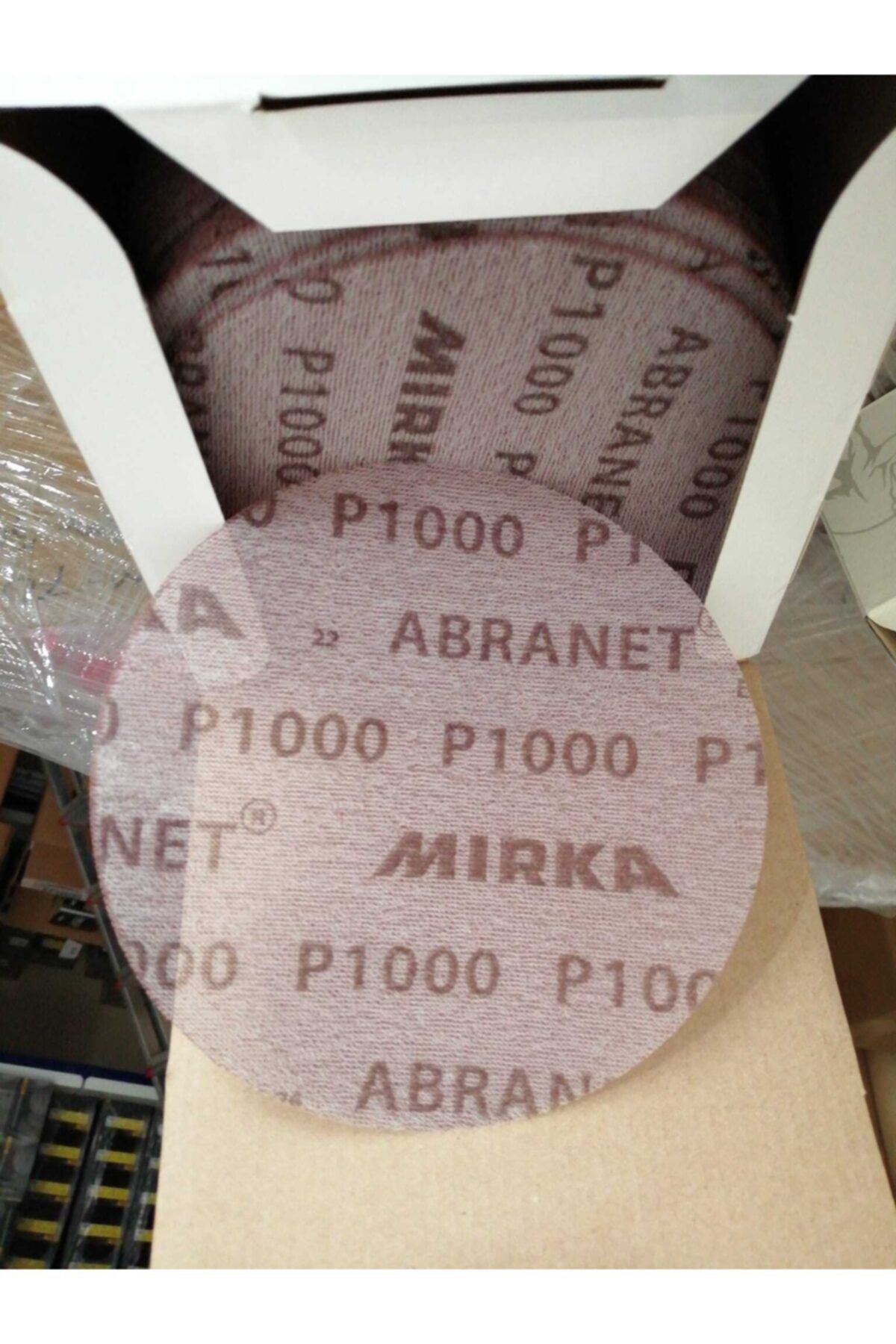 MIRKA Abranet 150mm P1000 Tel/elek Zımpara 50'li Paket