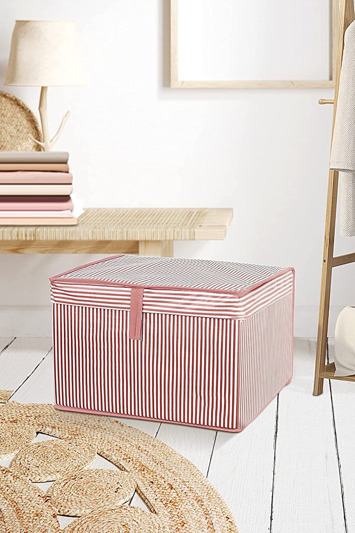 VİP TEDARİK Kapaklı Çok Amaçlı Hurç Saklama Kutusu Organizer Mini 40 X 30 X 26 Cm