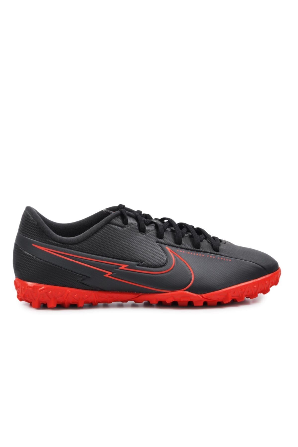 Nike At8145 Jr Vapor 13 Academy Tf Siyah Kırmızı Halısaha