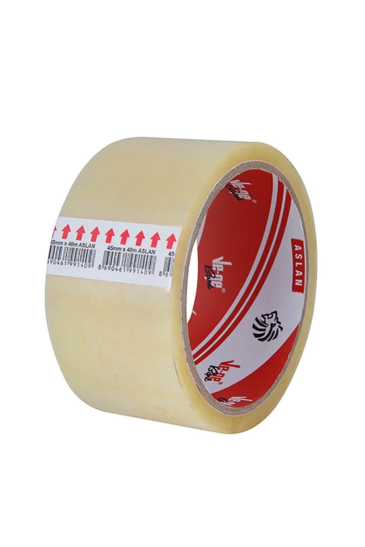 Vege Aslan Koli Bandı 45x100m Şeffaf 48li Paket