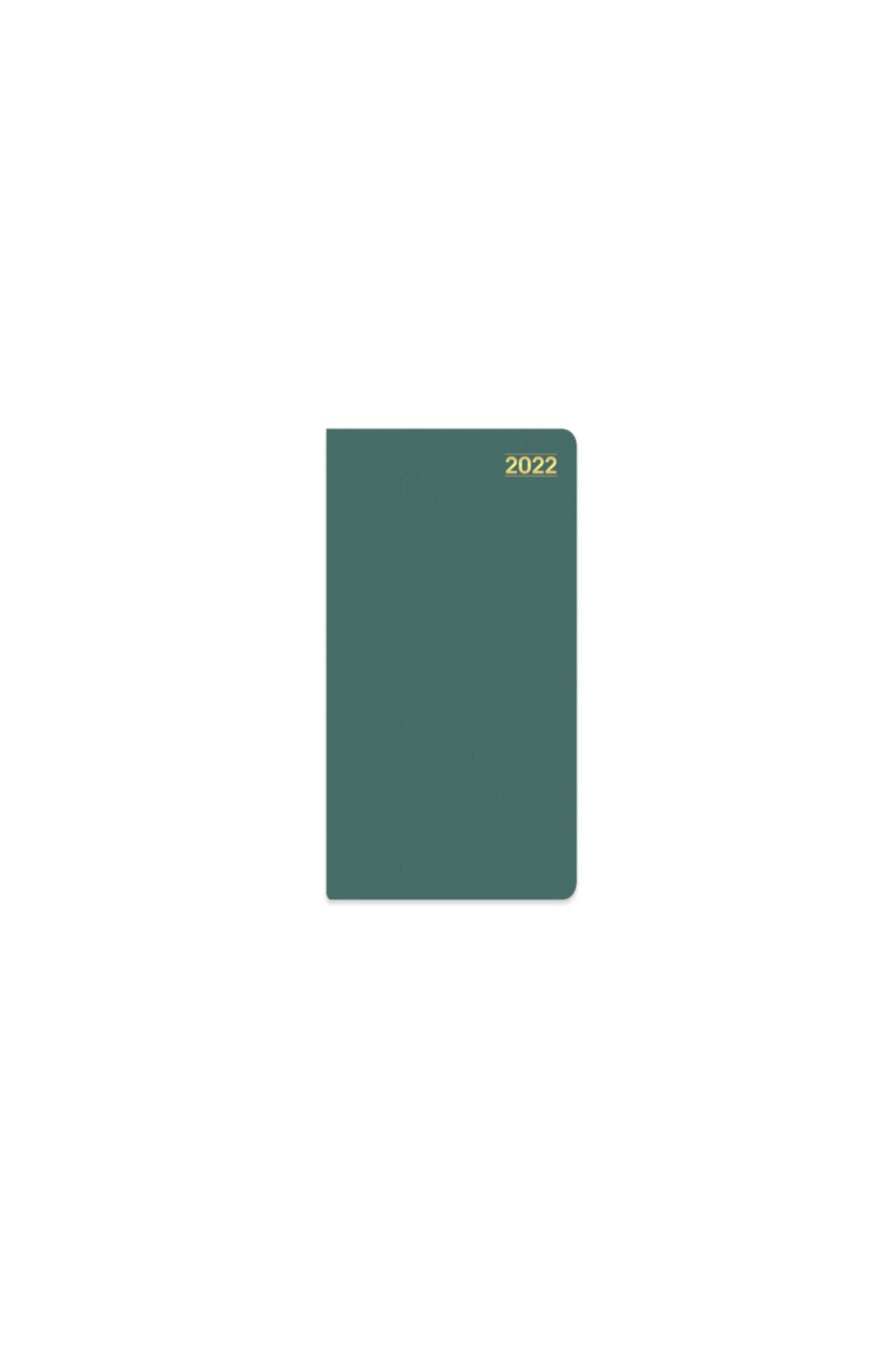 KESKİN COLOR 2022 Aj-61 9*16,5 Haft.dik Fihristli Cep Ajanda Yeşil