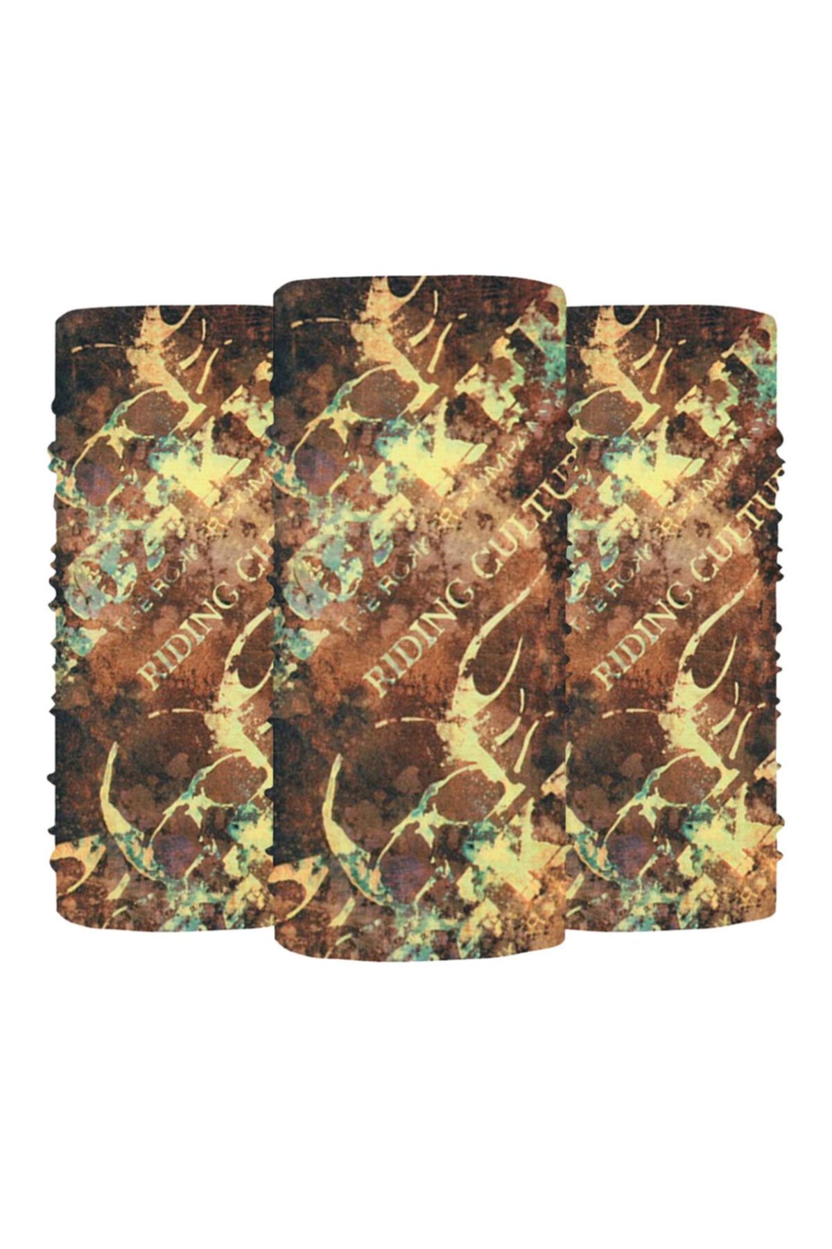 Knmaster The Rokker Buff Bandana Boyunluk Maske 3'lü Paket