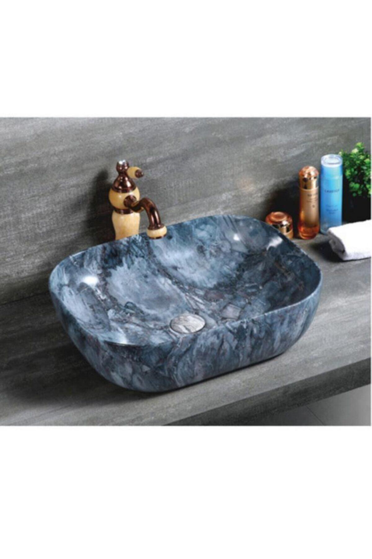 Aqua & Art 8417a-m54 Mermer Görünümlü Özel Tasarım Çanak Lavabo