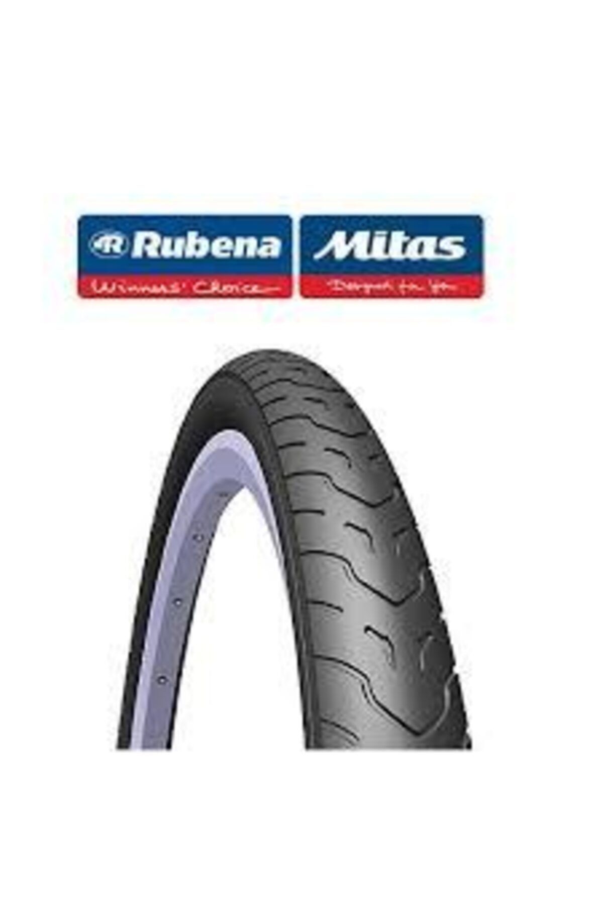 Rubena Mitas 26x1.90 Cobra Dişsiz Yol Lastiği+iç Lastikli Seçenek